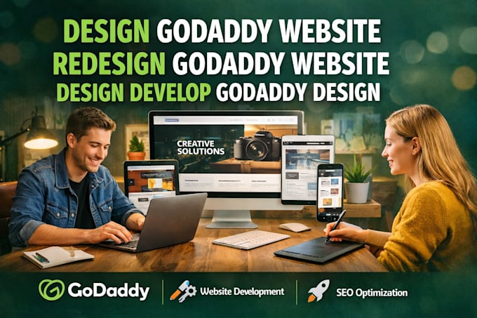 design godaddy website redesign godaddy website design develop godaddy design