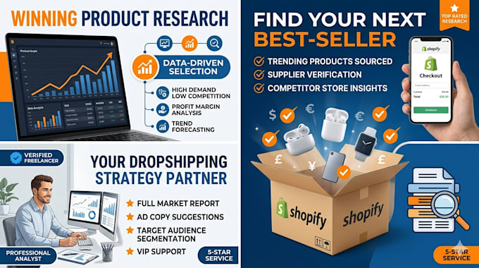 do professional shopify product research
