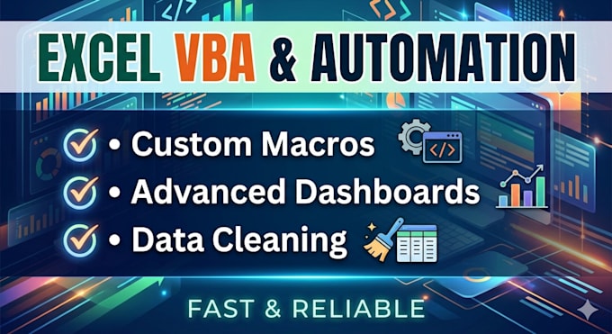 create advanced excel vba and automation tools