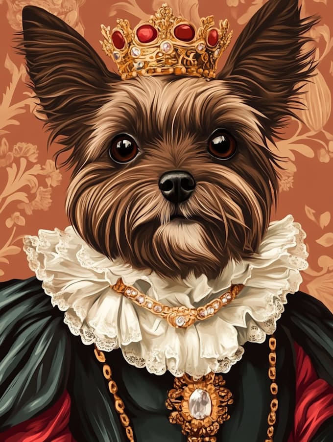 custom pet portrait, dog portrait, cat portrait
