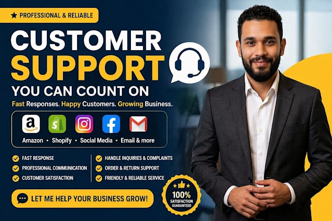 provide customer support for amazon sellers and online stores