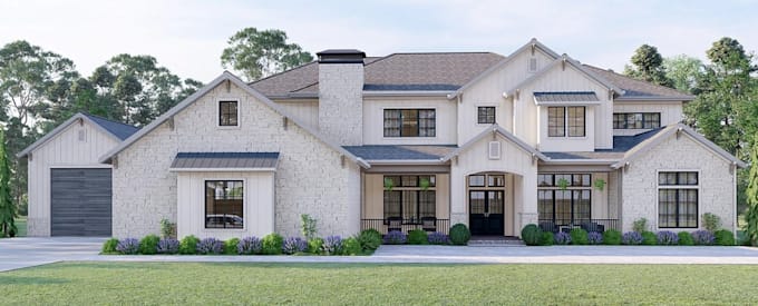 renovate building exterior,house architectural render,elevation design,landscape