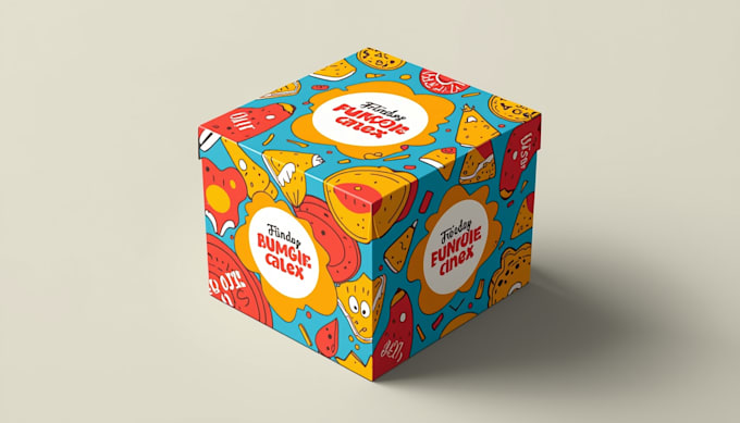 design creative box, pouch and label packaging design