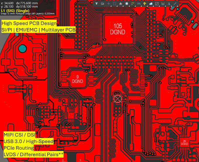 design high speed and multilayer pcb