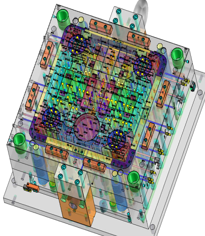 full 3d mold design,dfm analysis,moldflow simulation