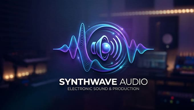 design an electronic sound and audio logo