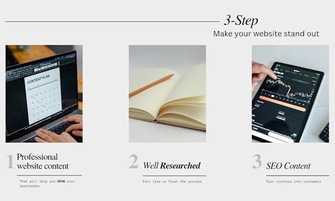 be your SEO website content and web copy writer