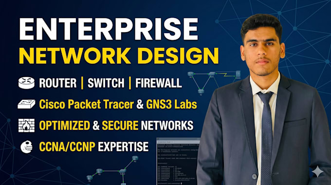design and simulate a custom network with cisco packet tracer aand gns3