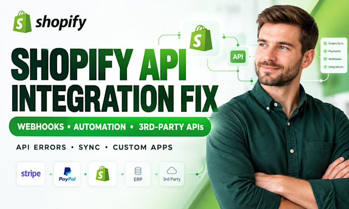 fix shopify API, webhook, automation and third party integration issues