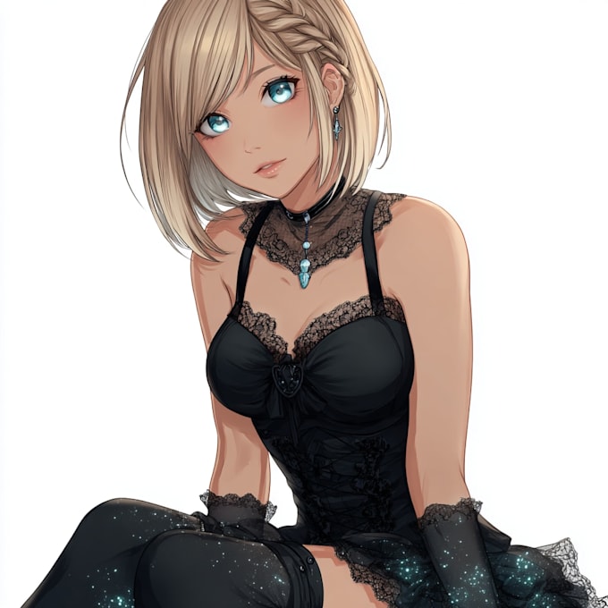 create professional anime character artwork