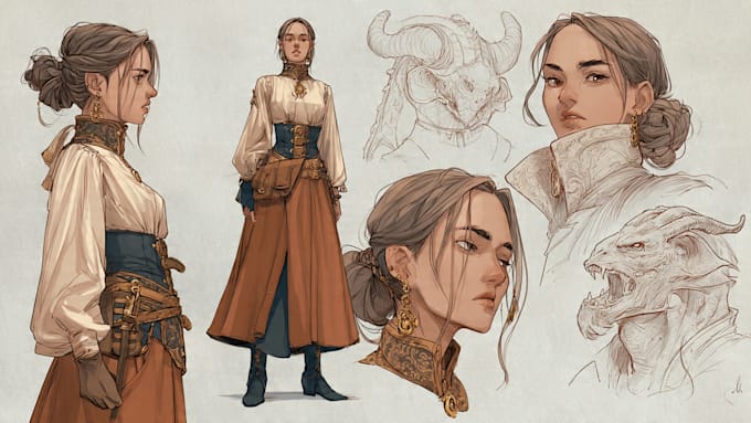 dnd character art and dnd character art