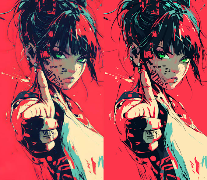 manually convert low quality image to clean vector