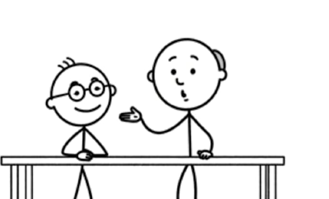 2d stickman animation, 2d animation, 2d explainer video,2d line art animation