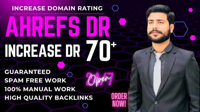 increase, domain rating dr, ahrefs dr, domain rating dr 70