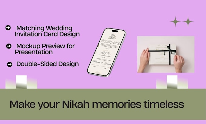 design event poster, invitations and wedding contracts and certificate