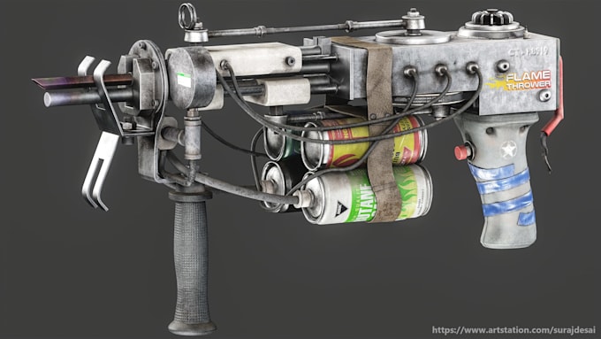 create high quality 3d aaa or stylized props and environment art