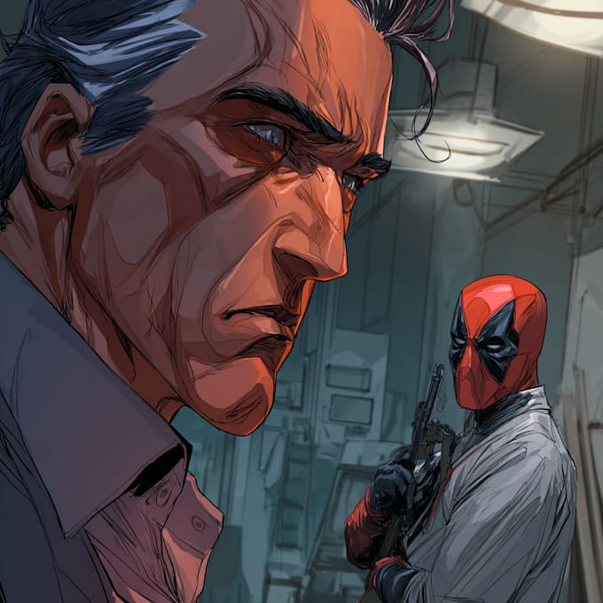 design eye catching comic characters and scenes