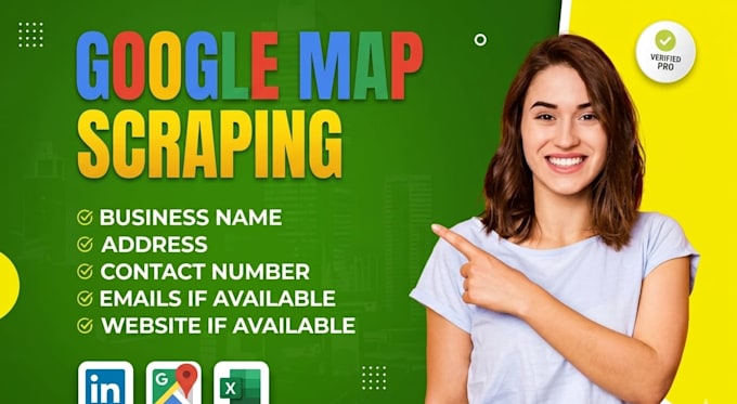scrape google maps for b2b lead generation, local business data