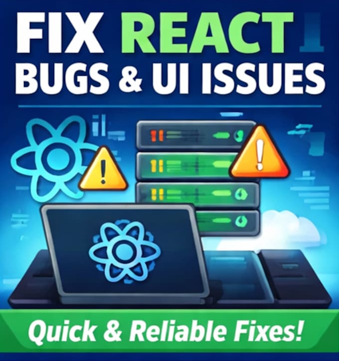 fix react bugs, errors and broken UI components fast