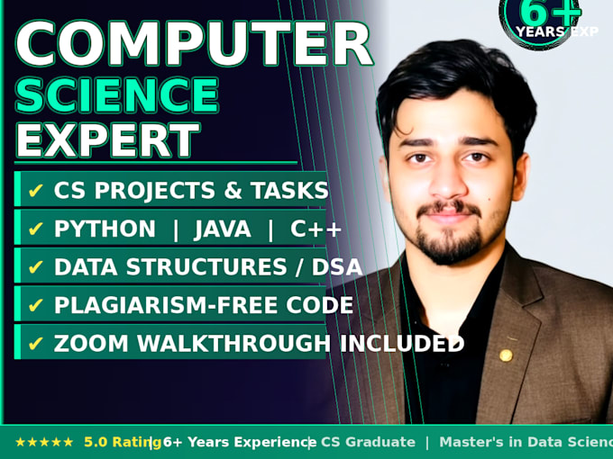 do computer science assigned, java, cpp, python programming tasks and projects