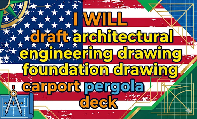 draft architectural engineering drawing foundation drawing carport pergola deck