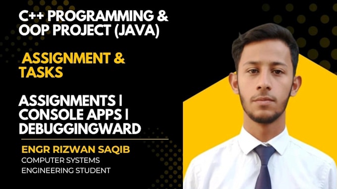 build c ,java oop projects, console applications and programming assignments