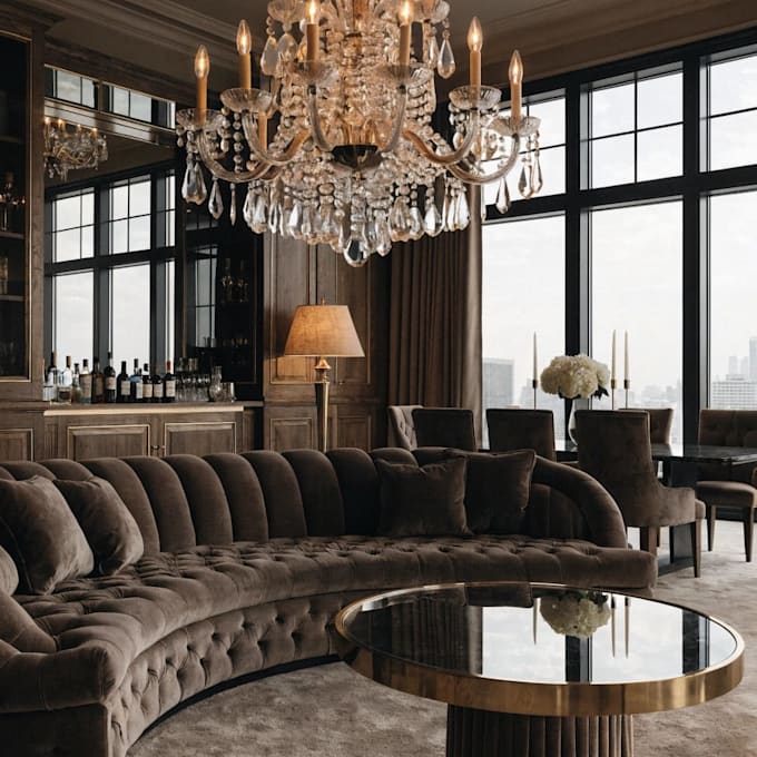 design high end residential interiors