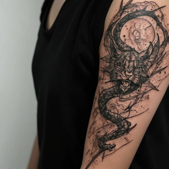 design professional creative tattoo design