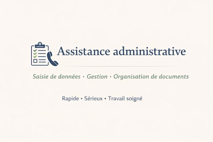 assistance et gestion administrative