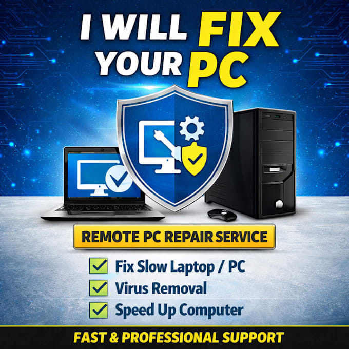 fix your PC and laptop issues remotely
