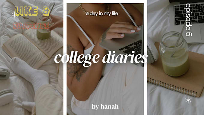 design asthetic notebook covers and thumbnails