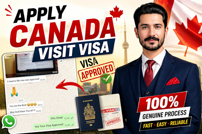 do complete canada tourist and visit visa assistance
