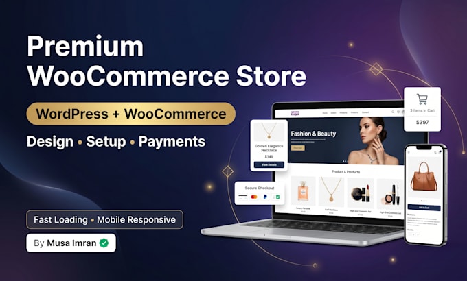 build a professional woocommerce online store