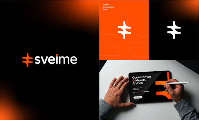 do modern brand logo design for your business