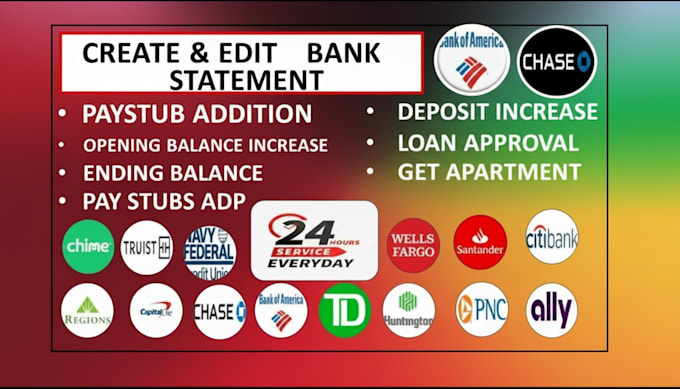 bank statement bank statement editable format as you need