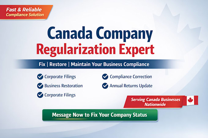 be regularize your canada company and ensure full compliance