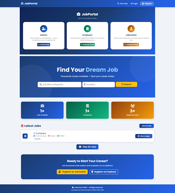 Build a professional website using laravel and php by Shahzadkaleem12 ...