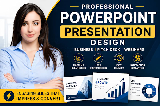 design professional powerpoint presentation slides