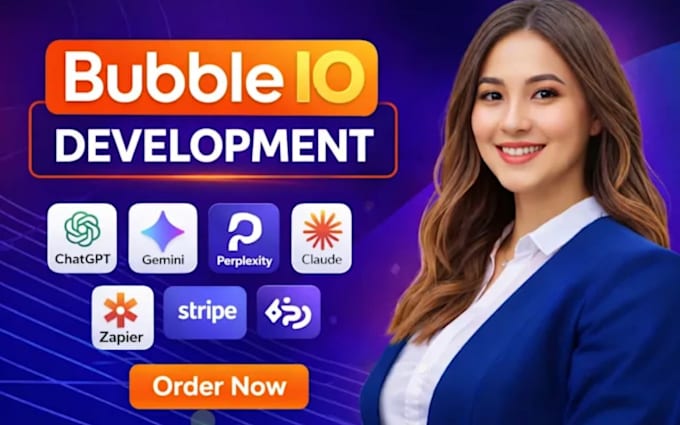 build bubble io website, develop bubble mvp app, bubble saas developer