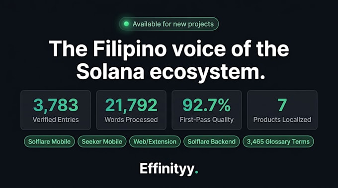 localize your crypto, web3 and fintech apps into filipino