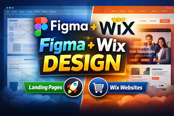 design or redesign wix website or figma website mockup