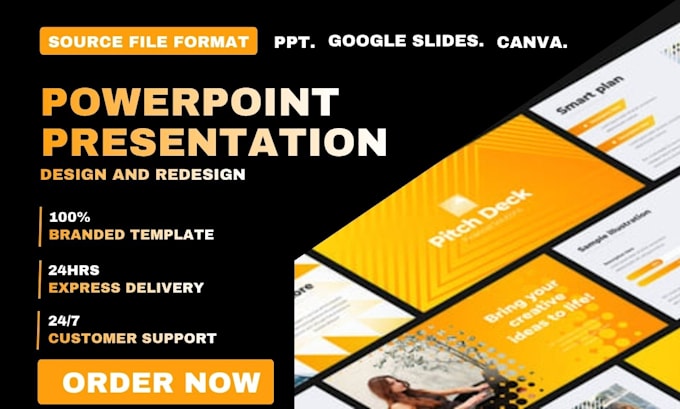 do business presentation pitch deck, firm pitch deck, powerpoint makeover