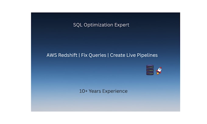 fix and optimize slow AWS redshift queries for better performance