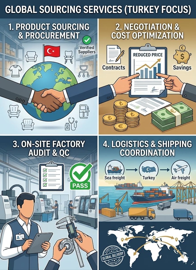 be your sourcing agent in turkey