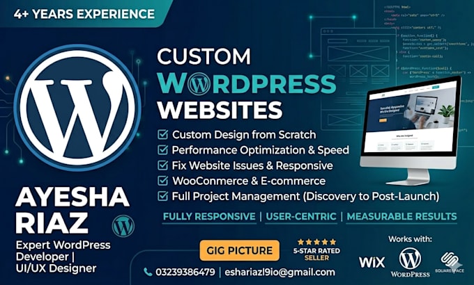 build a wordpress website