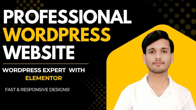 design wordpress website using elementor pro