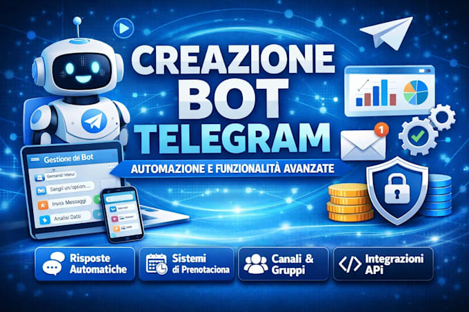 create custom and professional telegram bots with python