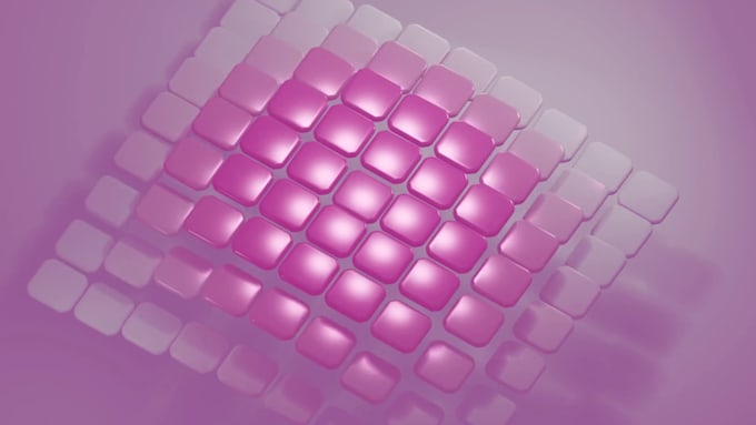 create cinematic 3d abstract houdini animations and motion graphics loops
