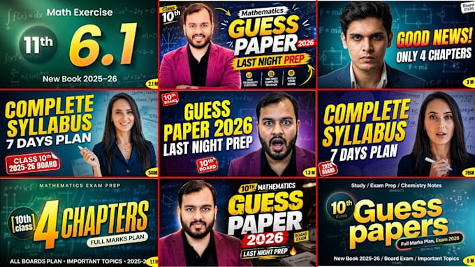 design catchy educational thumbnails
