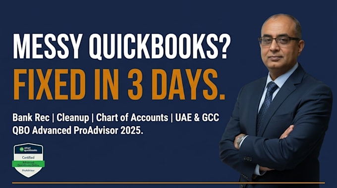 do quickbooks bookkeeping and bank reconciliation for uae small business